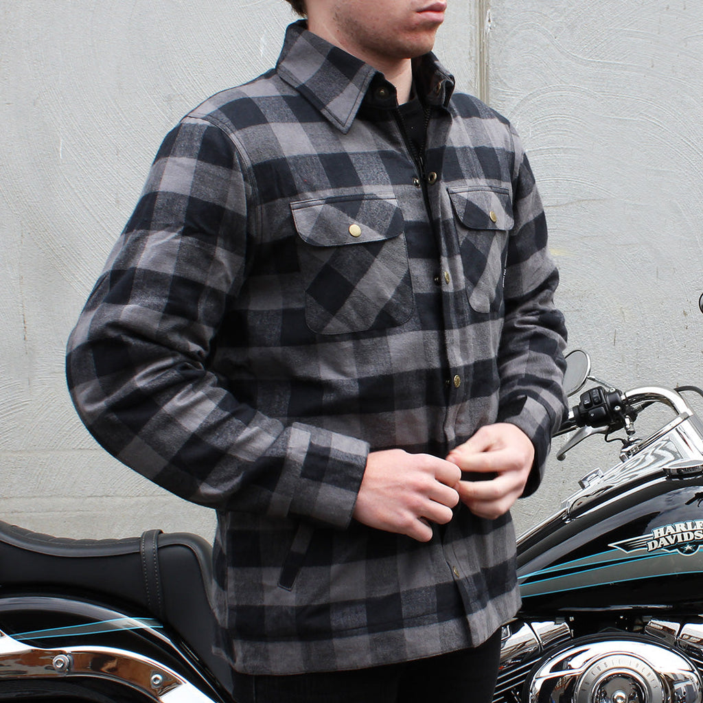 Johnny Reb Men's Waratah Protective Kevlar Lined Jacket - Charcoal Check - product image 2
