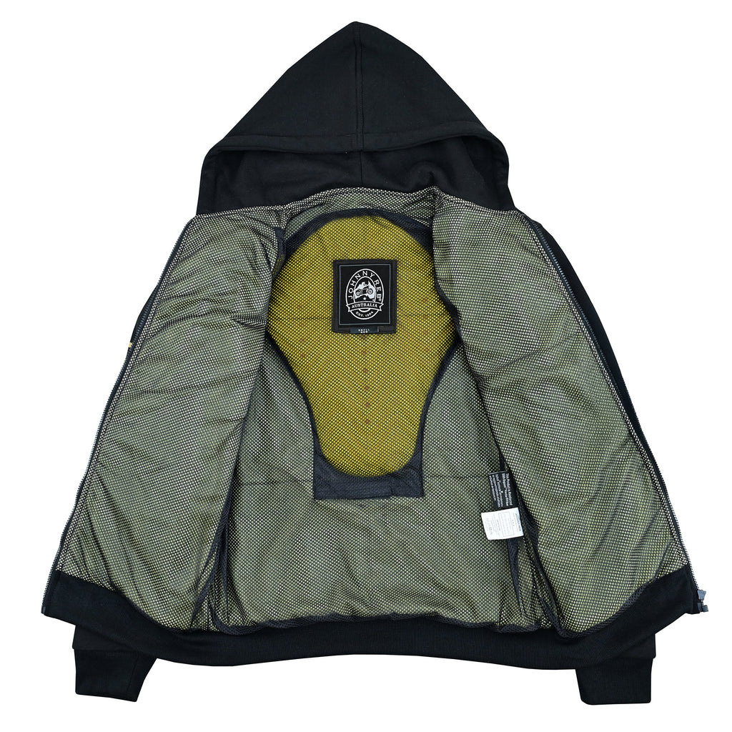 Johnny Reb Give Em Hell Protective Kevlar Full-Zip Hoodie - Black - product image 4