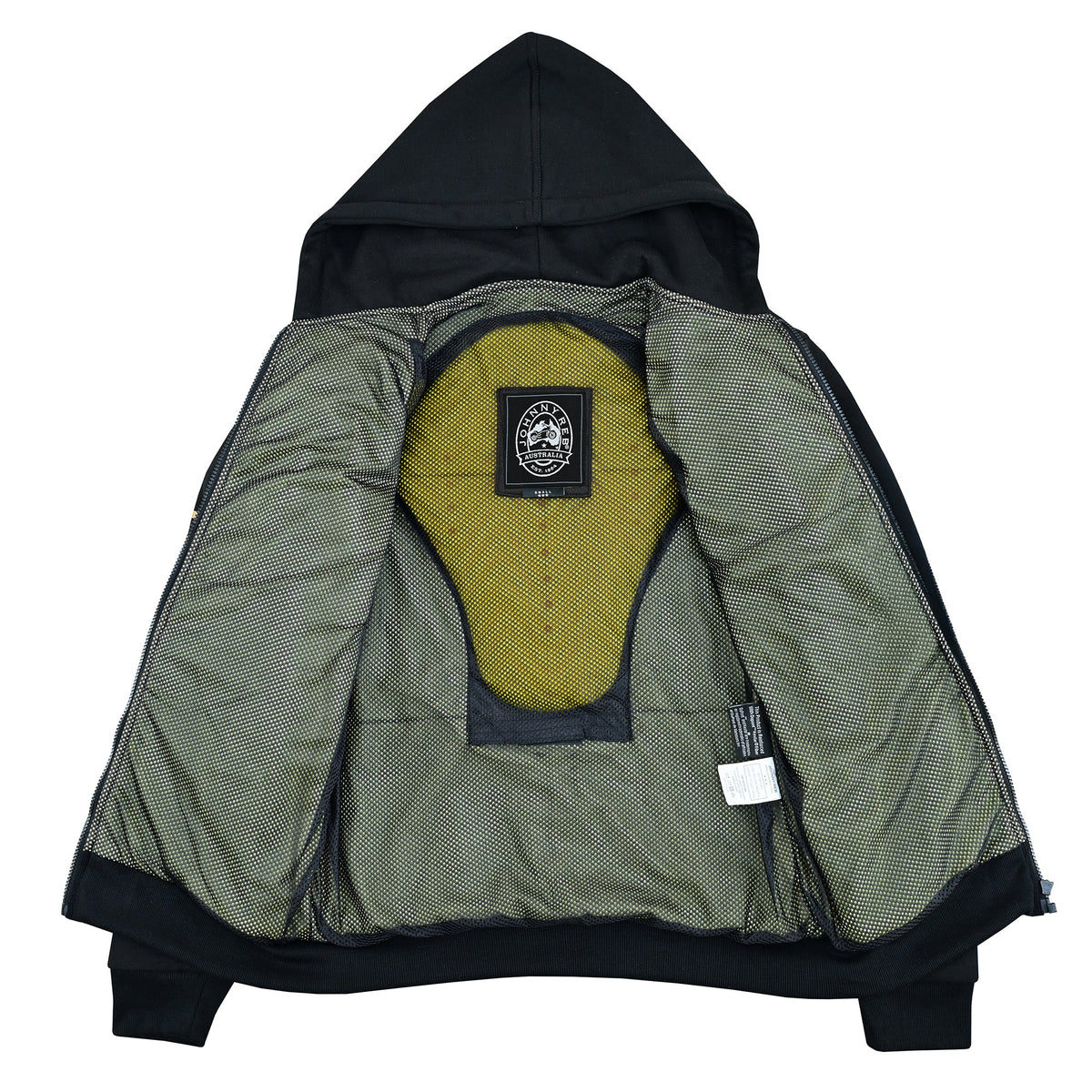 Johnny Reb Give Em Hell Protective Kevlar Full-Zip Hoodie - Black - product image 4
