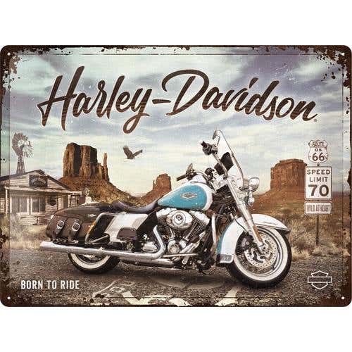 HARLEY-DAVIDSON METAL SIGN CANYON