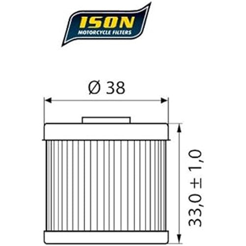 ISON 116 (HF116) ELEMENT OIL FILTER
