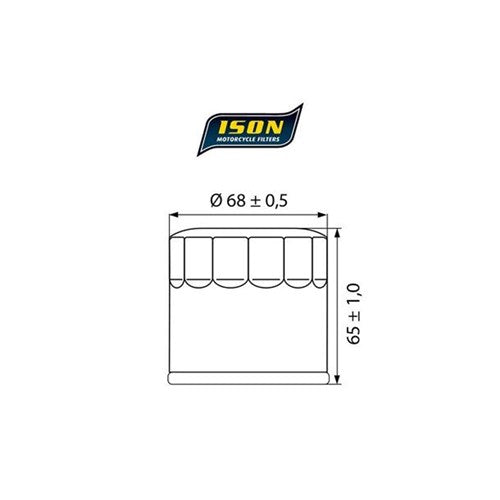 ISON 138 (HF138) CANISTER OIL FILTER