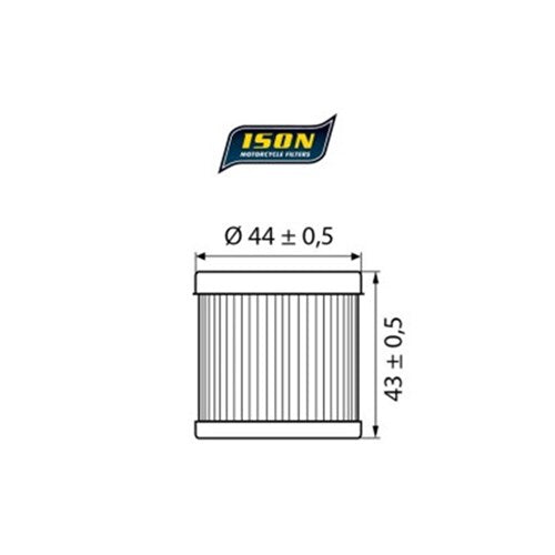 ISON 139 (HF139) ELEMENT OIL FILTER
