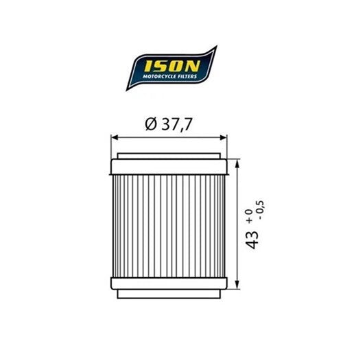 ISON 143 (HF143) ELEMENT OIL FILTER