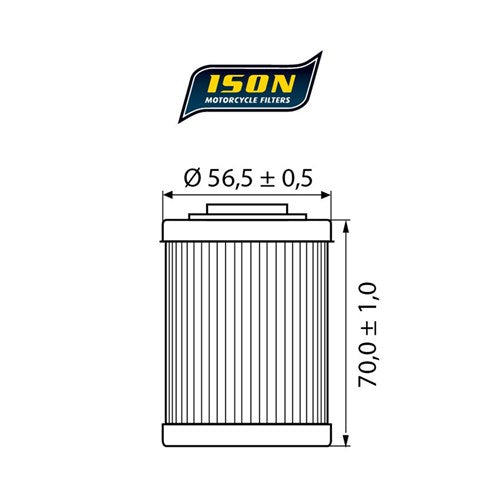 ISON 152 (HF152) ELEMENT OIL FILTER