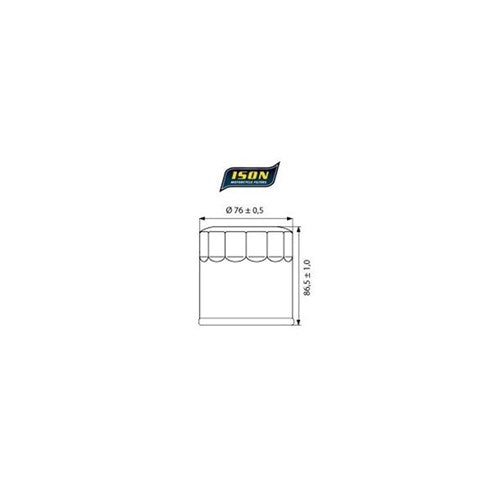 ISON 171 (HF171) CANISTER OIL FILTER BLACK