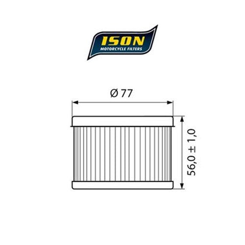 ISON 401 (HF401) ELEMENT OIL FILTER