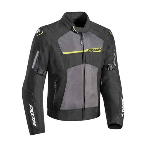 IXON RAPTOR JKT BLK/GRY/BRT YEL (2XL)