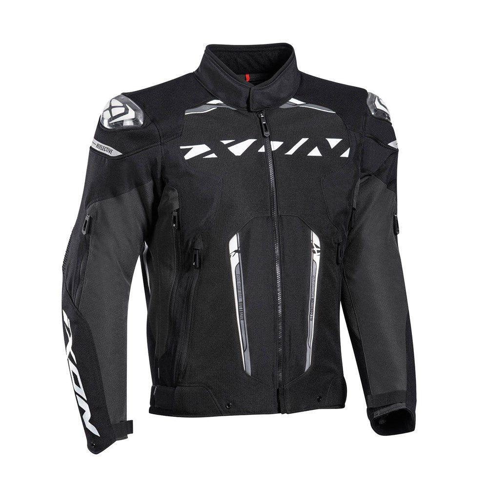 IXON BLASTER JKT BLK/WHT (LG) #