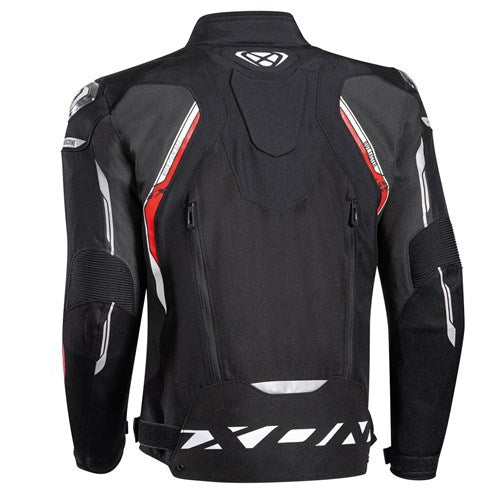 IXON BLASTER JKT BLK/WHT/RED (LG)