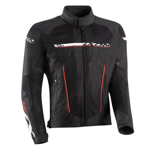 IXON T-REX JKT BLK/WHT/RED (LG)