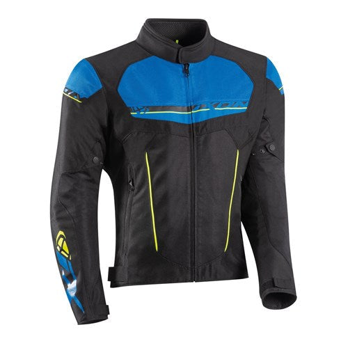 IXON T-REX JKT BLK/BLU/YEL (2XL)