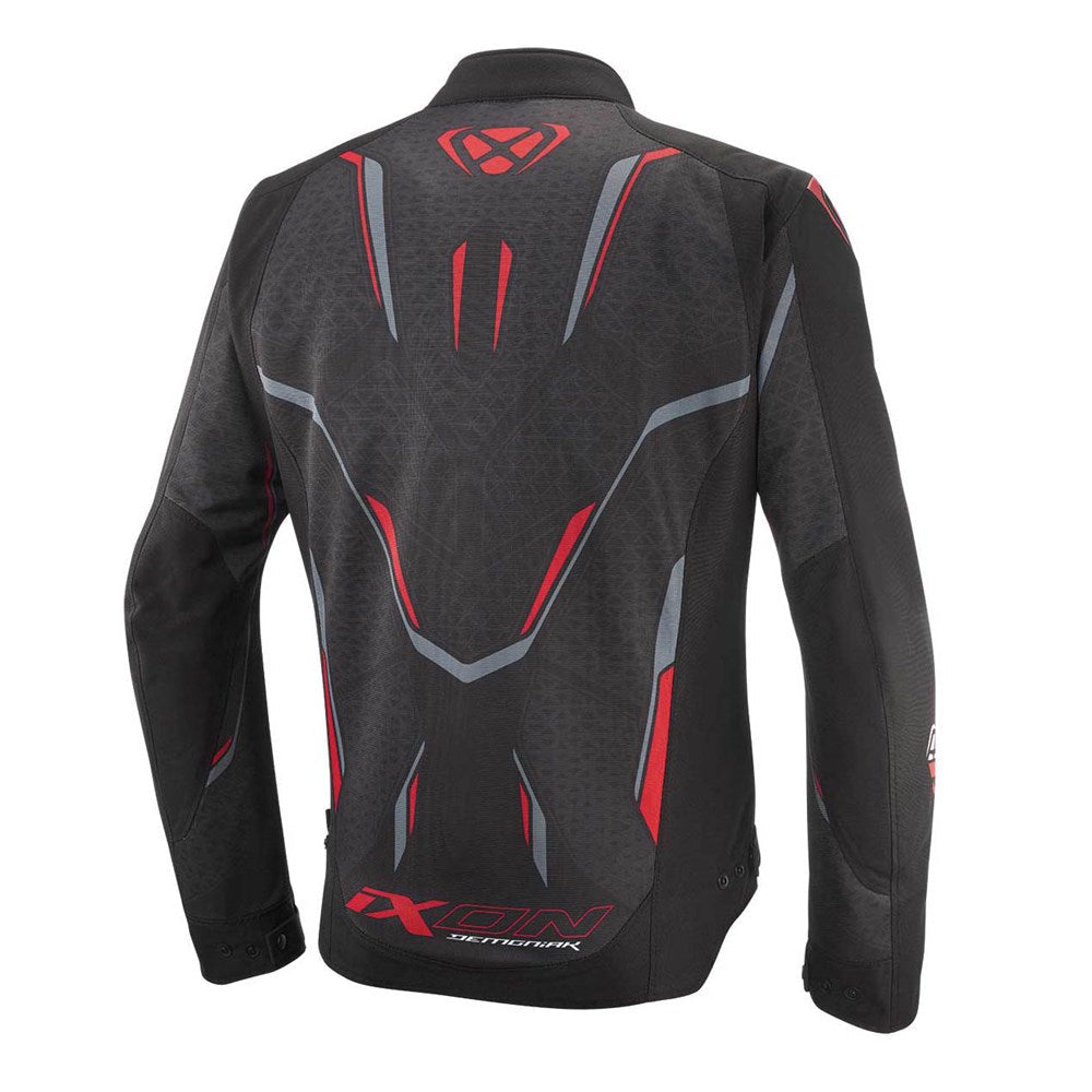 IXON DEMONIAK JKT BLK/RED (LG)