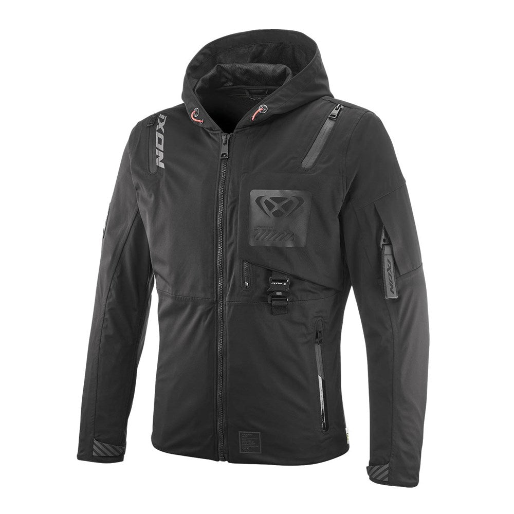 IXON M-QUARTER JKT BLACK (LG)