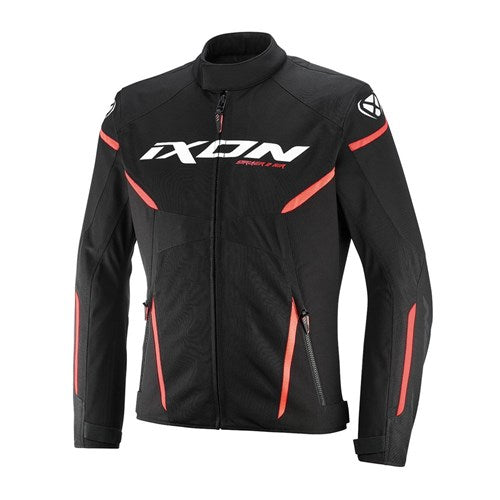 IXON STRIKER 2 AIR WP JKT BLK/WHT/RED (LG)