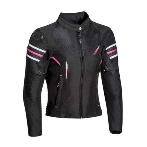 IXON ILANA LADY JKT BLK/WHT/FUS (XL)
