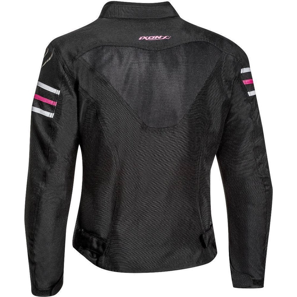IXON ILANA LADY JKT BLK/WHT/FUS (XL)