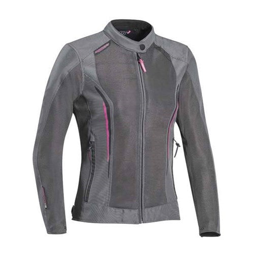 IXON COOL AIR LADY JKT GRY/FUS (SM)
