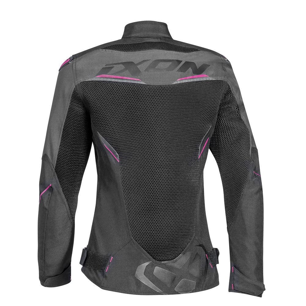 IXON DRACO LADY JKT BLK/ANTH/FUS (LG)