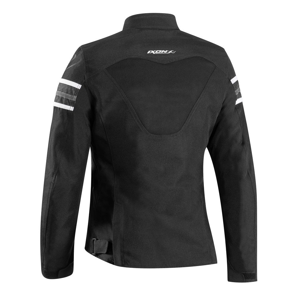 IXON ILANA EVO LADY JKT BLK/WHT (LG)