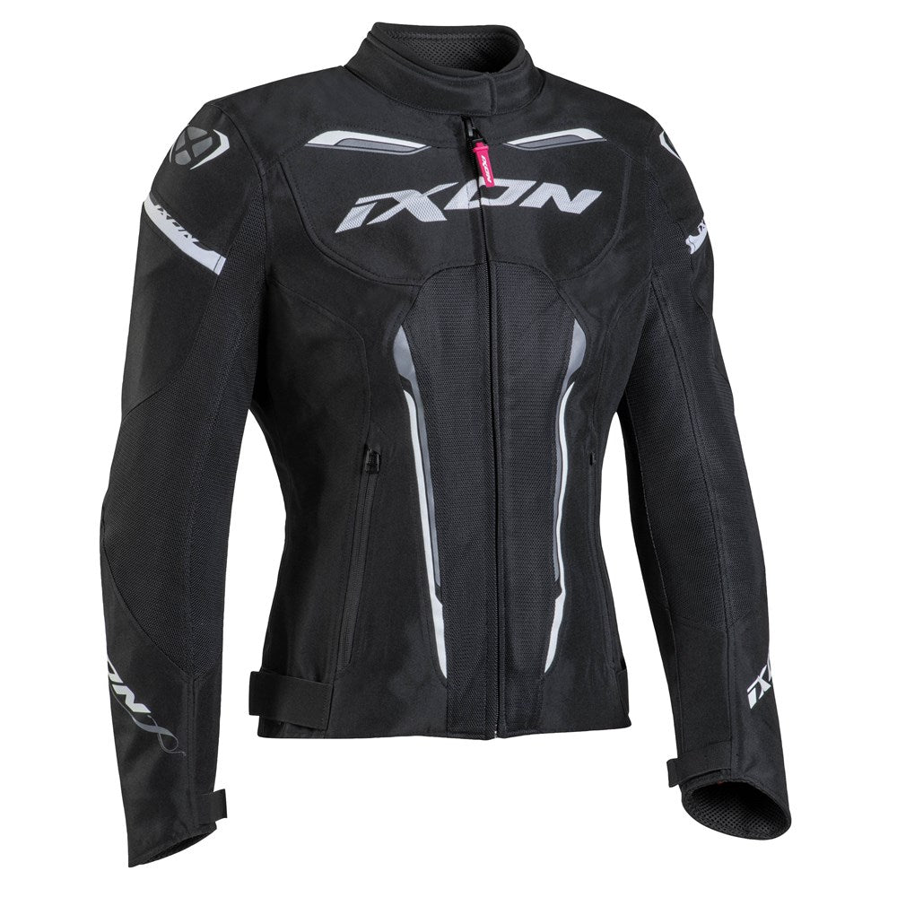 IXON STRIKER AIR WP LADY JKT BLK/WHT (LG) #