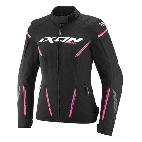 IXON STRIKER 2 LADY JKT BLK/BRT PNK (SM)