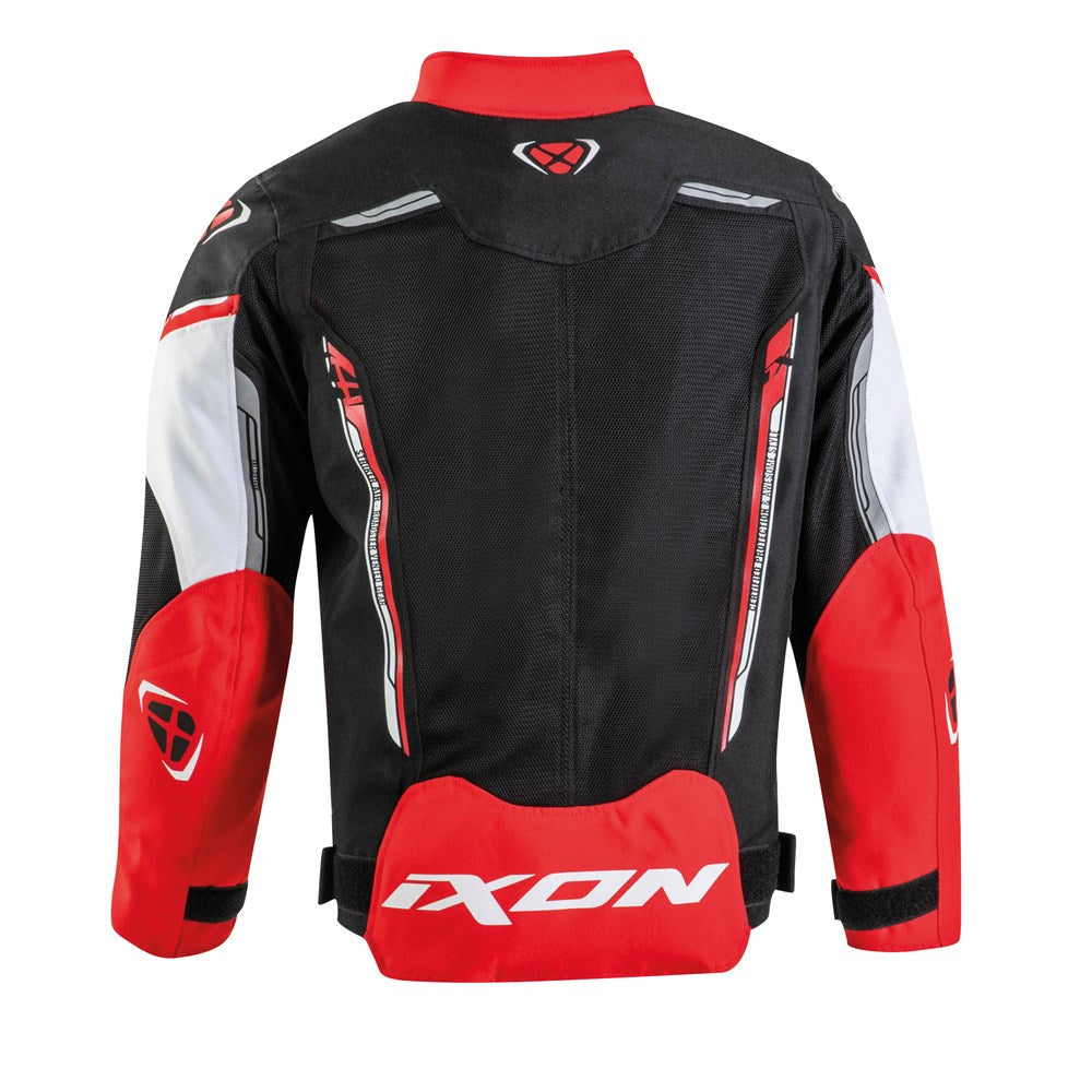 IXON STRIKER AIR KID JKT BLK/WHT/RED (12ANS)