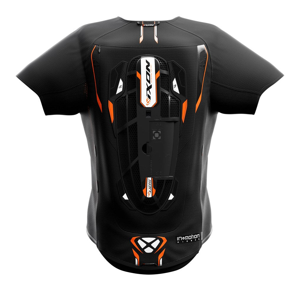 IXON IX-AIRBAG U05 (VEST W/SHLDR) BLK/ORG (SM) (UN3481/CLASS 9) (UN3481/CLASS 9)