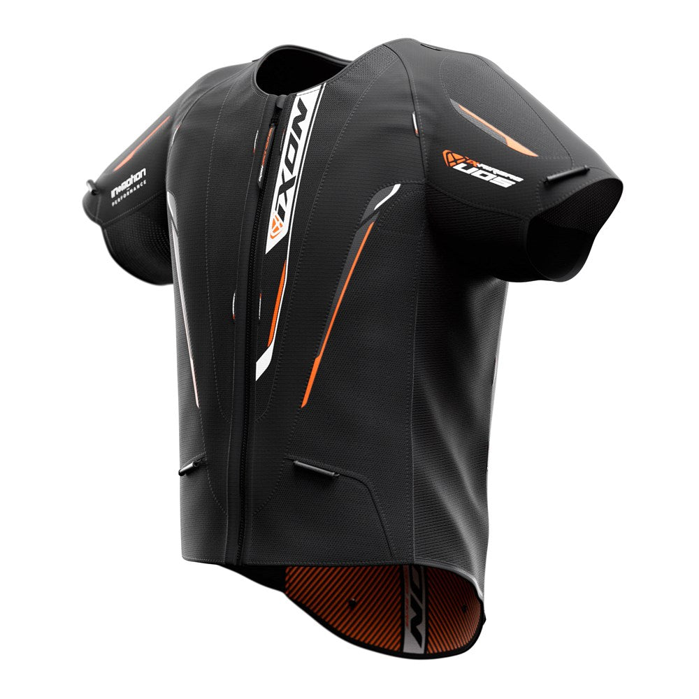 IXON IX-AIRBAG U05 (VEST W/SHLDR) BLK/ORG (XL) (UN3481/CLASS 9) (UN3481/CLASS 9)