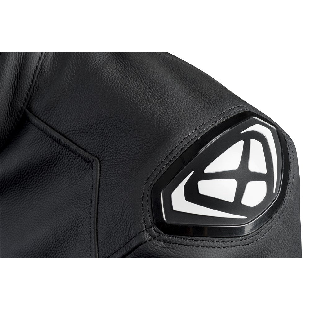 IXON SPARROW LEATHER JKT BLK WT (2XL)