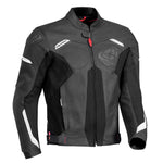 IXON RHINO LEATHER JKT BLK/WHT (MD)