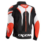 IXON JACKAL LEATHER JKT WHT/RED/BLK (XL)
