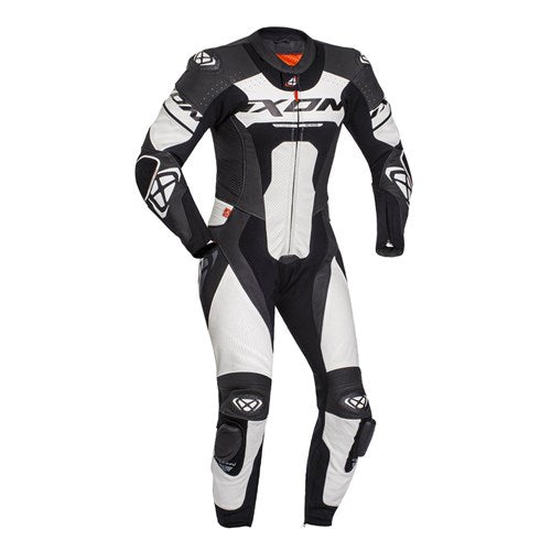 IXON JACKAL 1PC SUIT BLK/WHT (4XL)