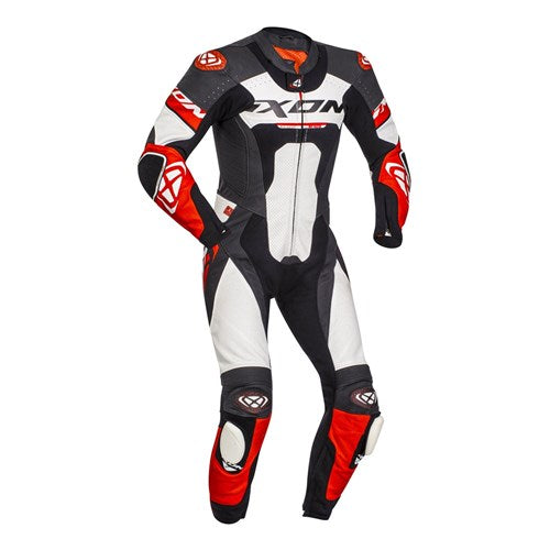 IXON JACKAL 1PC SUIT BLK/WHT/RED (MD)