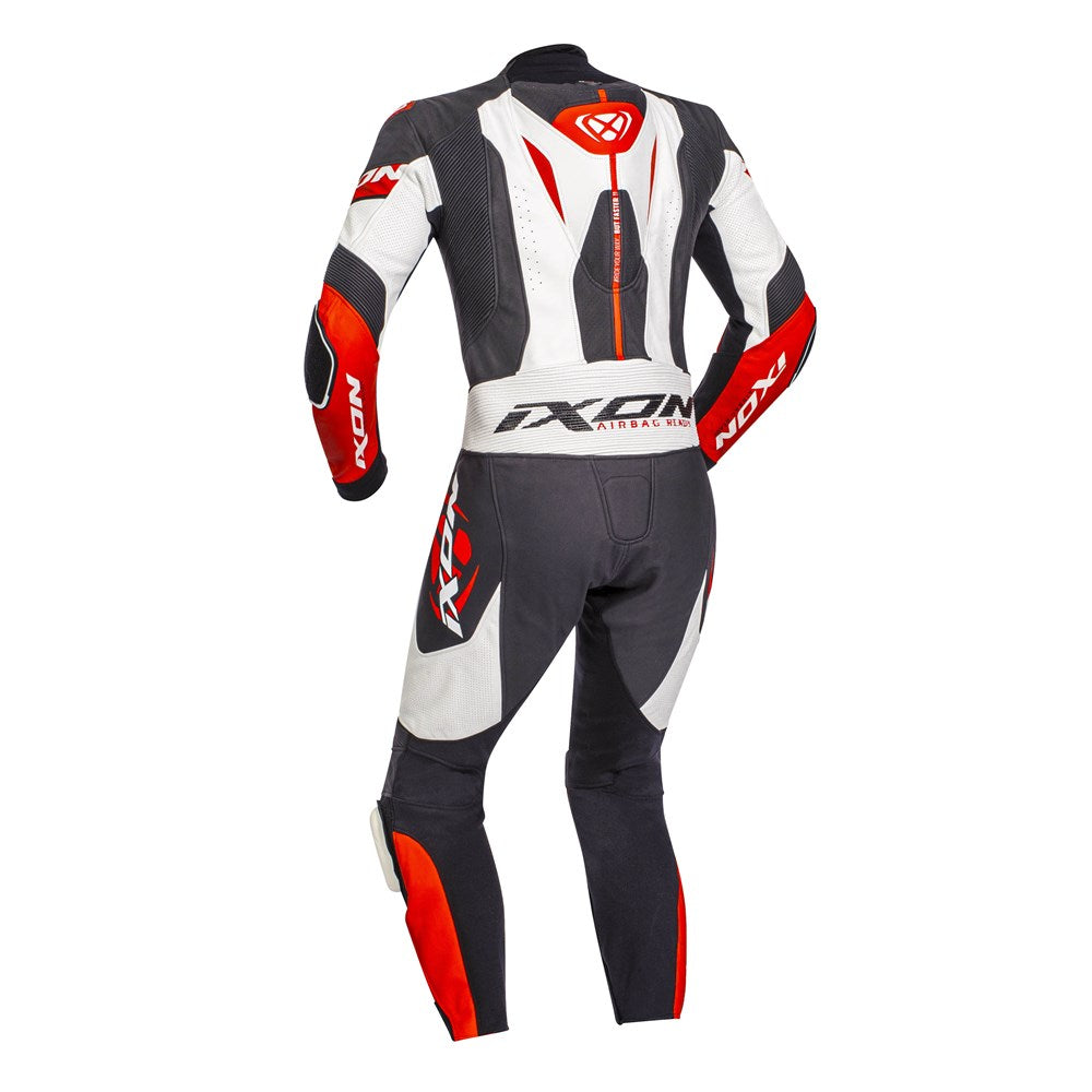 IXON JACKAL 1PC SUIT BLK/WHT/RED (3XL)