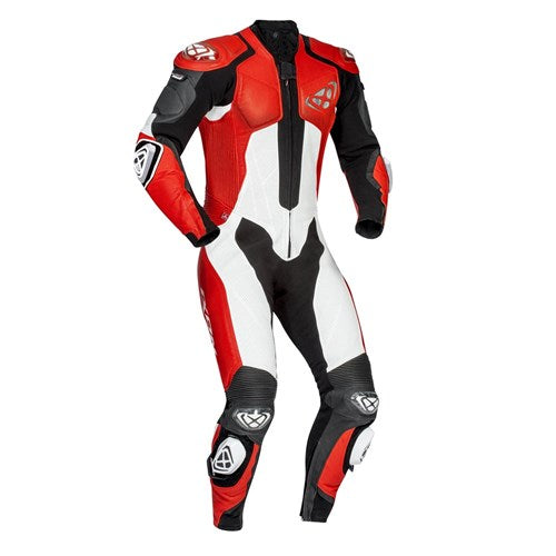 IXON VENDETTA EVO 1PC SUIT BLK/RED/WHT (2XL)