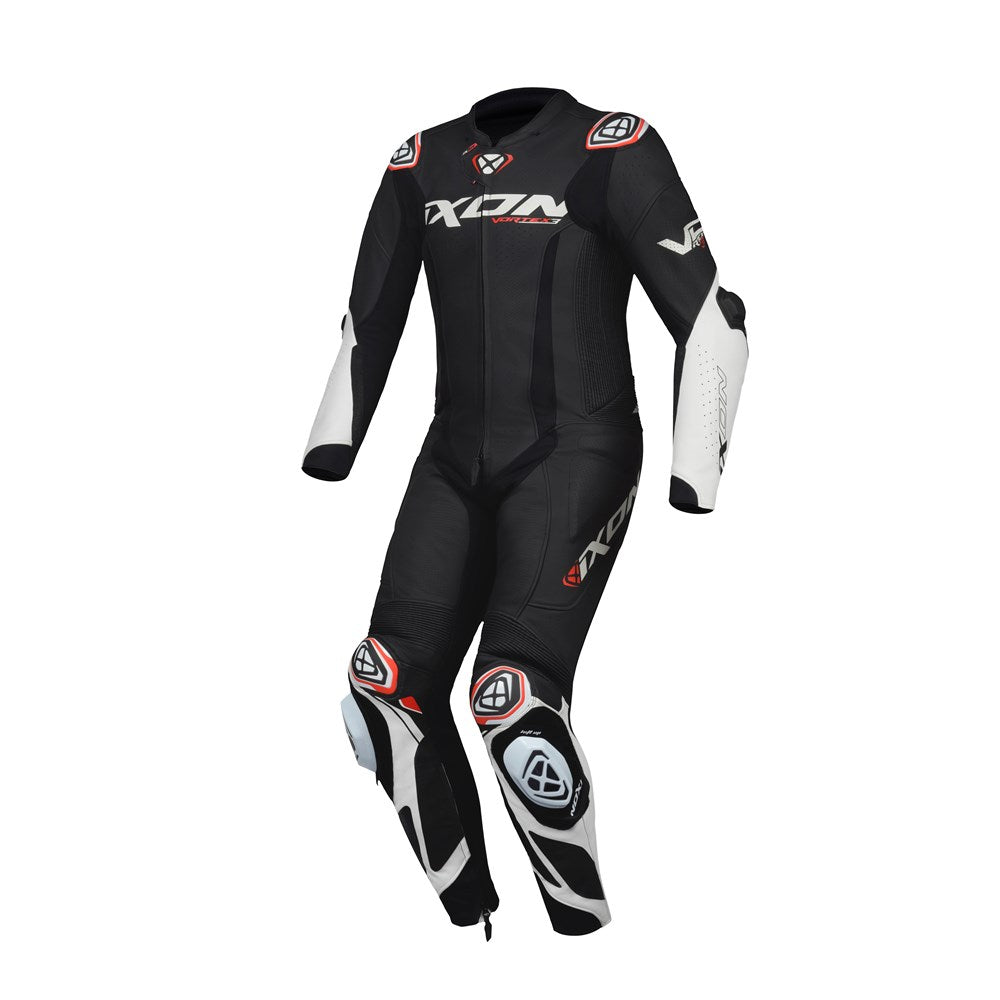 IXON VORTEX 3 1PC SUIT BLK/WHT (SM)