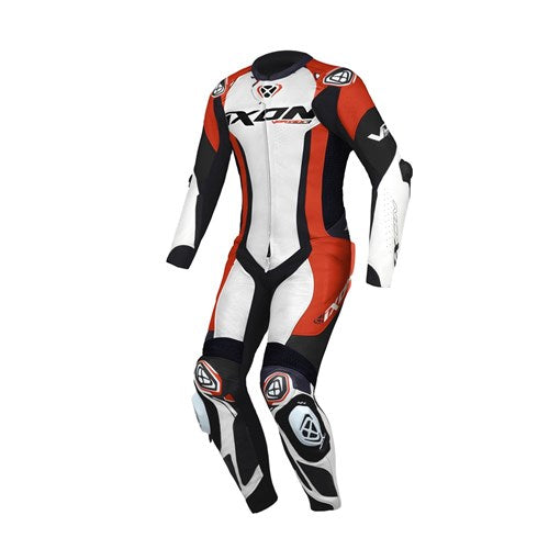 IXON VORTEX 3 1PC SUIT WHT/BLK/RED (XL)