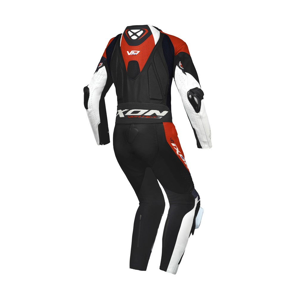 IXON VORTEX 3 1PC SUIT WHT/BLK/RED (3XL)