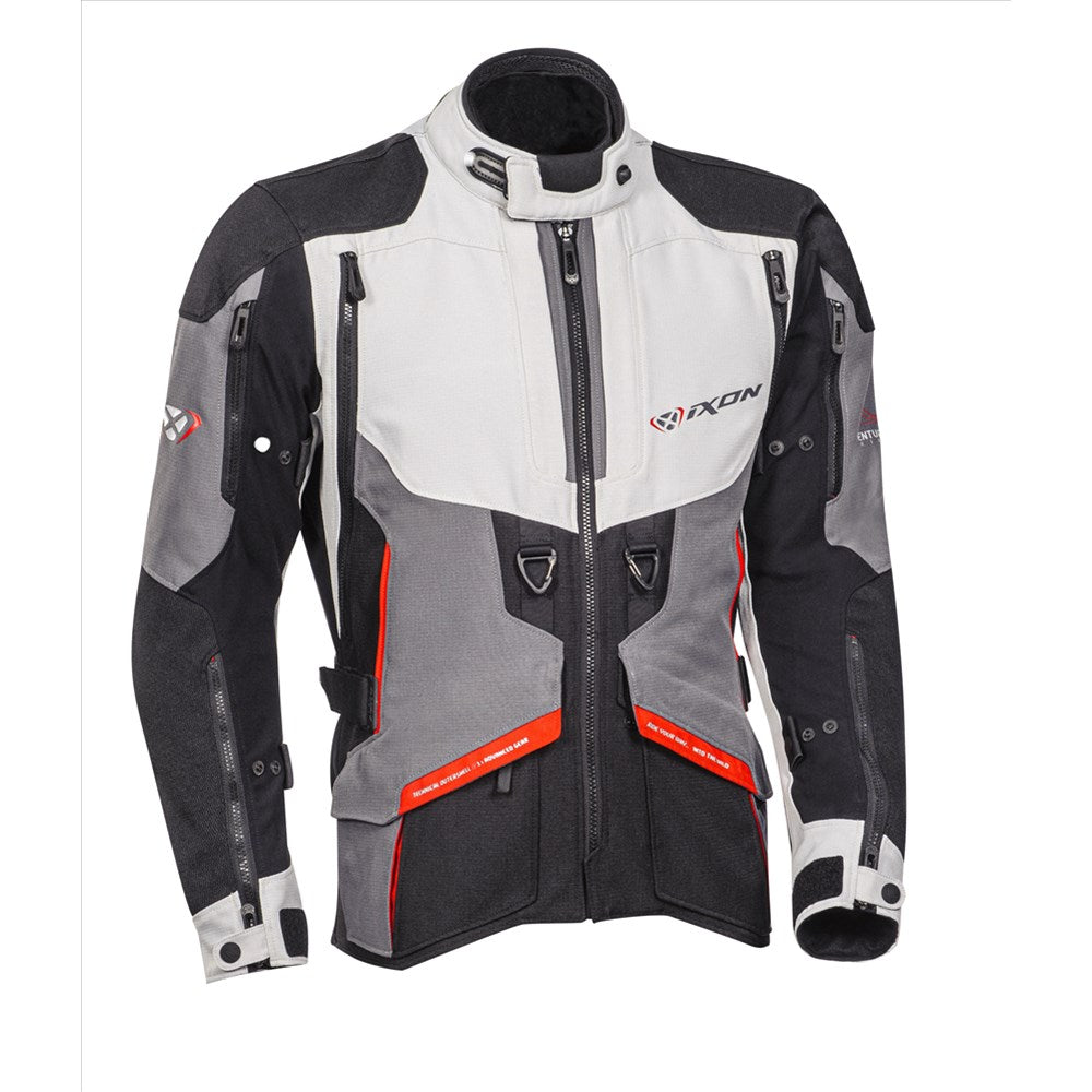 IXON RAGNAR JKT BLK/GRY/RED (3XL) #