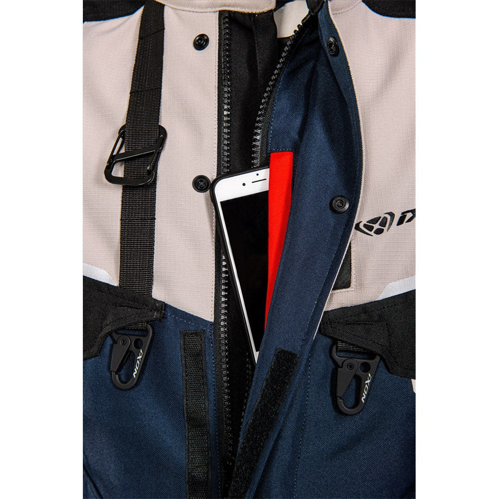 IXON EDDAS JKT GRY/NVY/BLK (3XL)