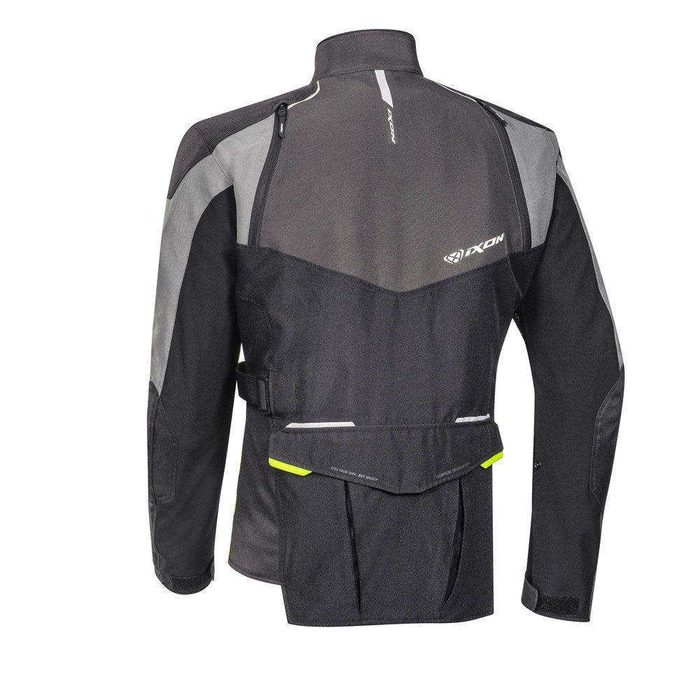 IXON BALDER JKT BLK/GRY/BRT YEL (2XL)