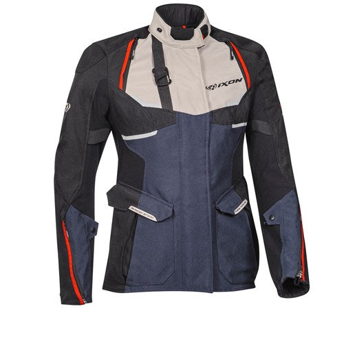 IXON EDDAS LADY JKT GRY/NVY/BLK (2XL)