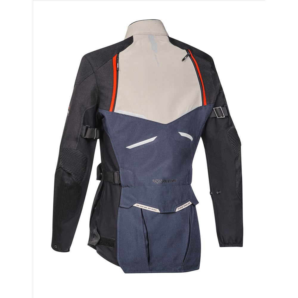 IXON EDDAS LADY JKT GRY/NVY/BLK (2XL)
