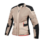 IXON M-NJORD LADY JKT SND/BLK/RED (LG)