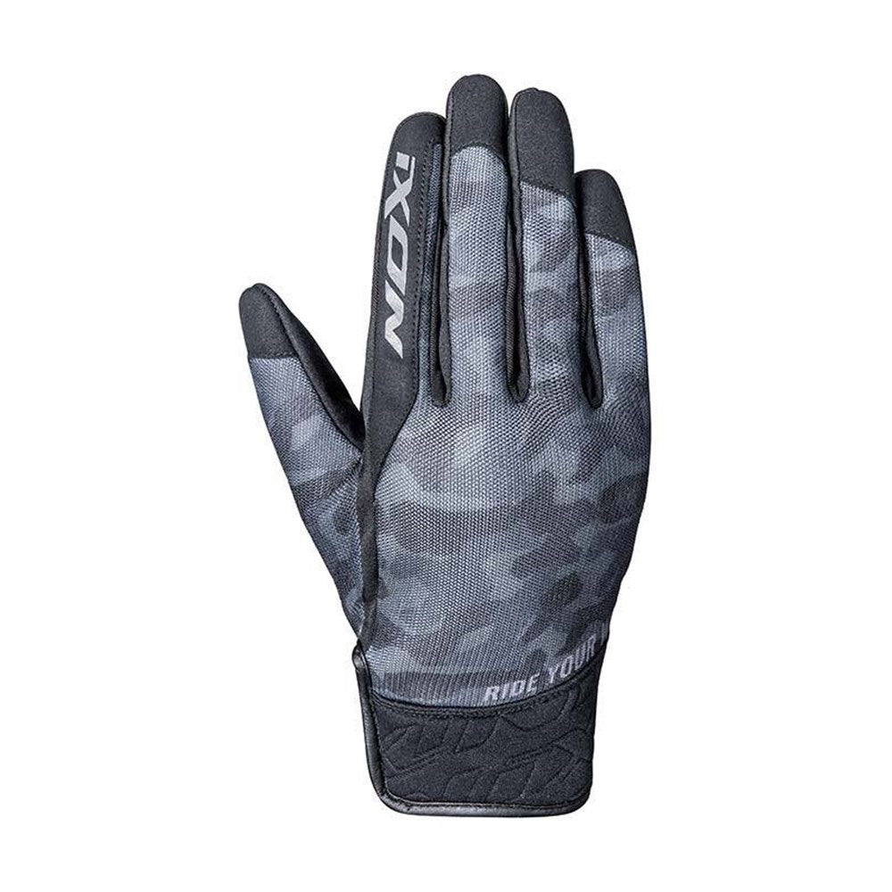 IXON RS SLICKER GLV BLK/BLK/CAMO (SM) #