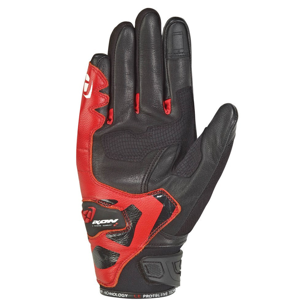 IXON RS RISE AIR GLV BLK/RED (3XL)
