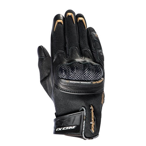 IXON RS RISE AIR LADY GLV BLK/GLD (XL)