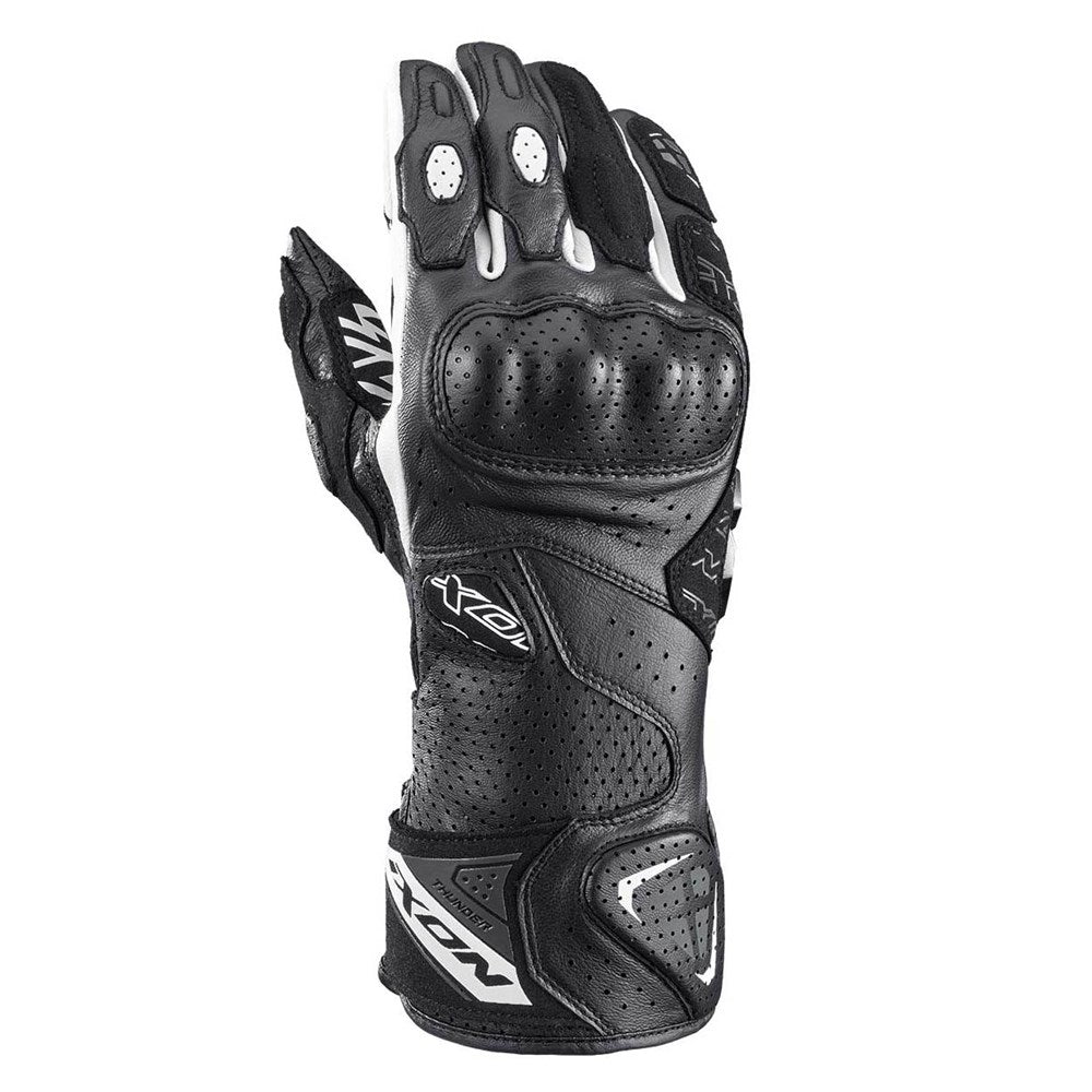 IXON THUNDER AIR GLV BLK/WHT (XL)