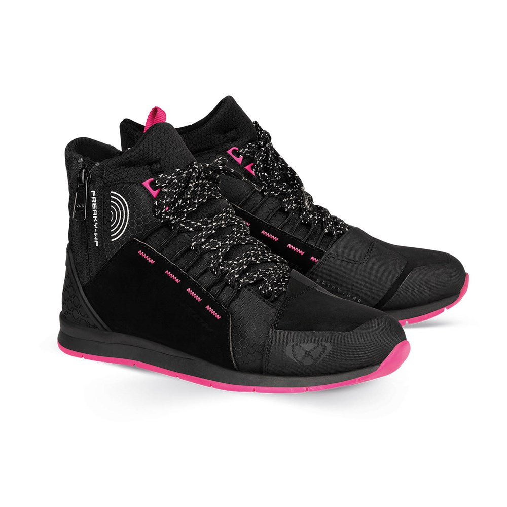 IXON FREAKY WP LADY BOOTS BLK/FUSHIA (41)